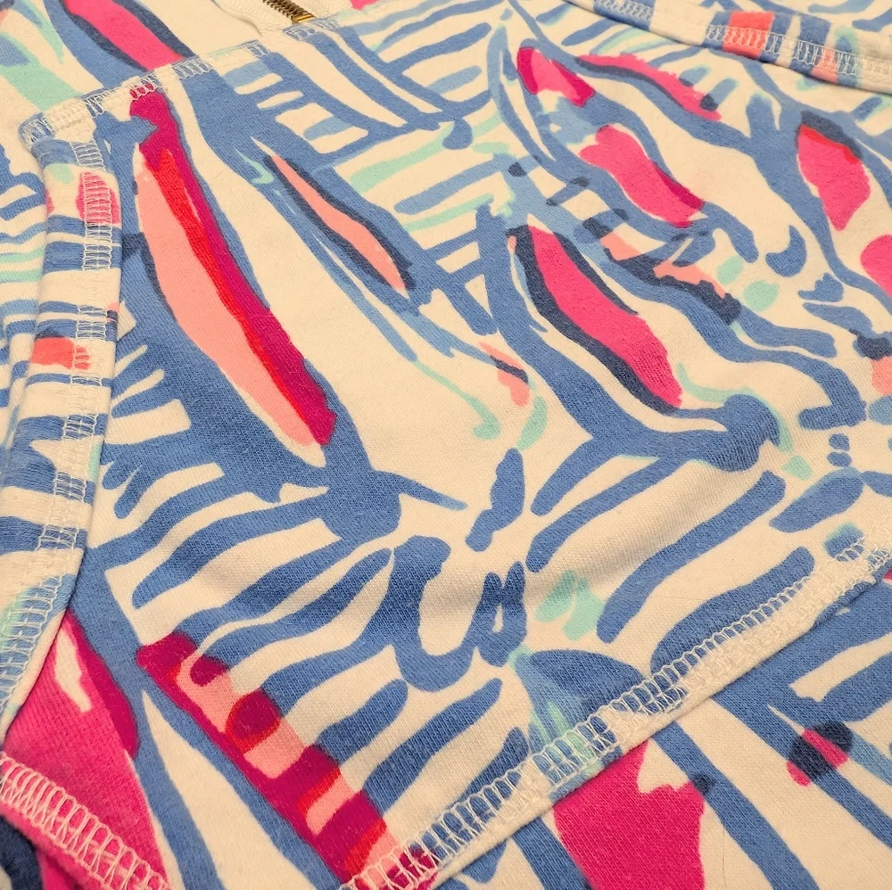 Lilly Pulitzer Skipper Popover Red Right Return Size Medium 🛞⛵🌊 - Picture 12 of 13